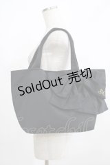 Jane Marple / ロゴEmbリボンBAG  黒 H-25-08-09-064-JM-BG-KB-ZH