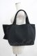 画像2: Jane Marple / ロゴEmbリボンBAG  黒 H-25-08-09-064-JM-BG-KB-ZH (2)