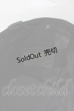 画像3: Jane Marple / ロゴEmbリボンBAG  黒 H-25-08-09-064-JM-BG-KB-ZH