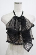 MR corset / ストライプジャボ  黒 H-25-08-09-067-PU-ZA-KB-ZH