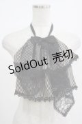 MR corset / ストライプジャボ  黒 H-25-08-09-067-PU-ZA-KB-ZH
