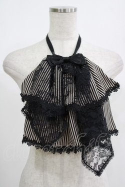 画像1: MR corset / ストライプジャボ  黒 H-25-08-09-067-PU-ZA-KB-ZH