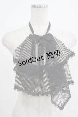 画像1: MR corset / ストライプジャボ  黒 H-25-08-09-067-PU-ZA-KB-ZH