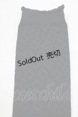 画像2: Jane Marple Dans Le Salon / ジャガードオーバーニー  ブラック H-25-08-09-069-JM-ZA-KB-ZH