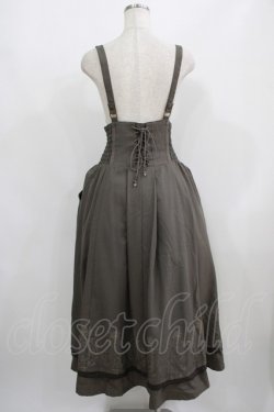 画像3: Rozen Kavalier / 天使フレームプリントサス付ロングスカート  カーキ H-25-08-09-010-OO-SK-KB-ZH