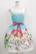 Jane Marple / Golden goose townのスクエアドレス  ブルースカイ H-25-08-09-002-JM-OP-KB-ZH