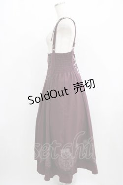 画像2: Rozen Kavalier / 天使フレームプリントサス付ロングスカート  パープル H-25-08-09-012-OO-SK-KB-ZH