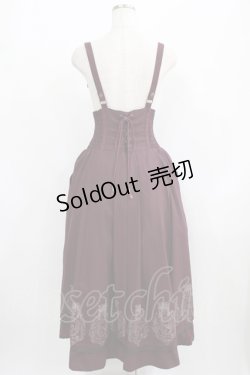 画像3: Rozen Kavalier / 天使フレームプリントサス付ロングスカート  パープル H-25-08-09-012-OO-SK-KB-ZH