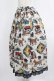 画像2: Jane Marple / Strolling cat peasant skirt  シルバーグレイ H-25-08-09-013-JM-SK-KB-ZH (2)