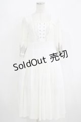 Rozen Kavalier / メッシュ切り替えシアーワンピース  オフ白 H-25-08-09-024-OO-OP-KB-ZH