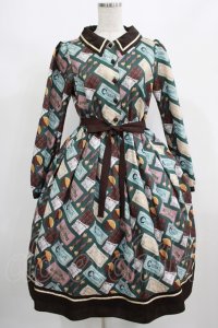 Emily Temple cute / CHOCOLATE makerワンピース  グリーンティー H-25-08-10-1001-ET-OP-KB-ZH