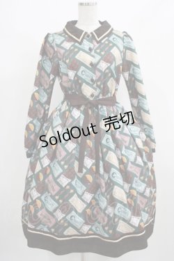 画像1: Emily Temple cute / CHOCOLATE makerワンピース  グリーンティー H-25-08-10-1001-ET-OP-KB-ZH