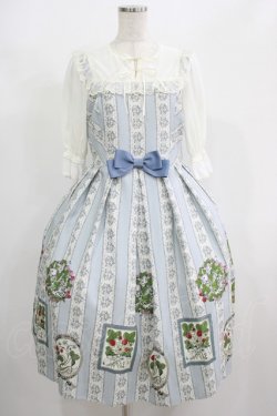 画像1: Melody BasKet / Berry galleryチュール切替ワンピース M サックス H-25-08-10-1003-LO-OP-KB-ZH