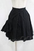 PEACE NOW / フラップ付ダメージスカート M 黒 H-25-08-10-1023-PU-SK-KB-ZH
