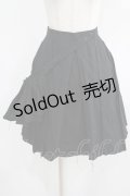 PEACE NOW / フラップ付ダメージスカート M 黒 H-25-08-10-1023-PU-SK-KB-ZH