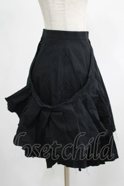 画像2: PEACE NOW / フラップ付ダメージスカート M 黒 H-25-08-10-1023-PU-SK-KB-ZH