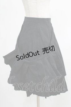 画像2: PEACE NOW / フラップ付ダメージスカート M 黒 H-25-08-10-1023-PU-SK-KB-ZH