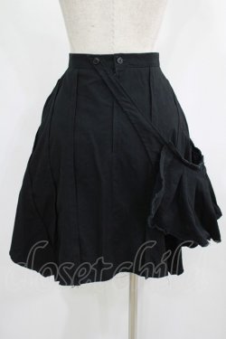 画像3: PEACE NOW / フラップ付ダメージスカート M 黒 H-25-08-10-1023-PU-SK-KB-ZH