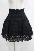 Jane Marple / アイレットレーススカート M 黒 H-25-08-10-1025-JM-SK-KB-ZH