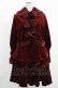 画像1: Jane Marple / ベルベットセットアップ M ボルドー H-25-08-10-1027-JM-OP-KB-ZH (1)
