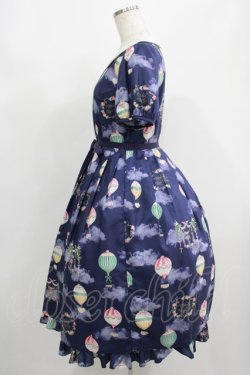 画像2: Melody BasKet / Sky Balloonラウンドカラーワンピース M ナイトネイビー H-25-08-10-1004-LO-OP-KB-ZH