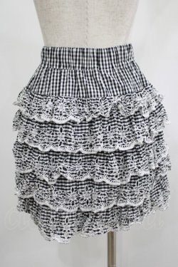 画像3: Jane Marple / カットワークギンガムスカート M 黒 H-25-08-10-1034-JM-SK-KB-ZH