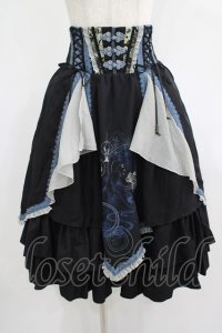 Ozz oneste / 琉金幻想スカート  黒 H-25-08-10-1039-OO-SK-KB-ZH