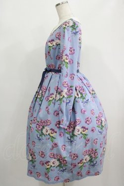 画像2: Emily Temple cute / Pansy ribbonワンピース M サックス H-25-08-10-1005-ET-OP-KB-ZH
