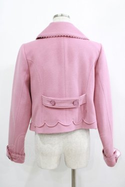 画像3: Emily Temple cute / スカラップショートコート M ピンク H-25-08-10-1040-ET-CO-KB-ZH