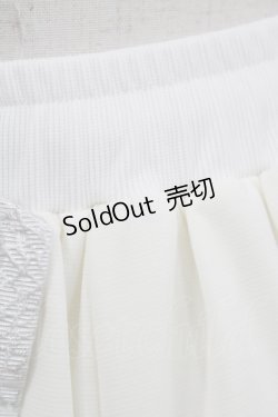 画像7: Qutie Frash / オーバー付サルエルパンツ  白 H-25-08-10-1041-QU-PA-KB-ZH