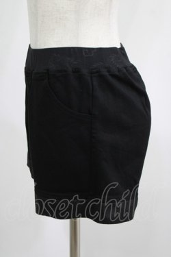 画像2: Qutie Frash / 切替ショートパンツ  黒 H-25-08-10-1042-QU-PA-KB-ZH