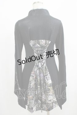 画像3: Qutie Frash / チャイナカットソー  ブラック H-25-08-10-1050-QU-TO-KB-ZH