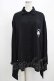 画像1: NieR Clothing / 着物風袖シャツ  黒 H-25-08-10-1052-PU-BL-KB-ZH (1)