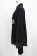 画像2: NieR Clothing / 着物風袖シャツ  黒 H-25-08-10-1052-PU-BL-KB-ZH (2)
