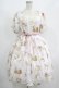 画像1: Leur Getter / Jewel Brooch袖付ワンピース M ピンク H-25-08-10-1007-LU-OP-KB-ZH (1)