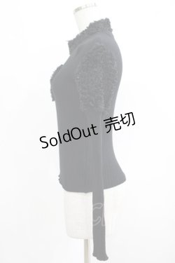 画像2: Jane Marple / ハートリブニット  黒 H-25-08-10-1060-JM-TO-KB-ZH