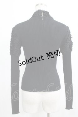 画像3: Jane Marple / ハートリブニット  黒 H-25-08-10-1060-JM-TO-KB-ZH