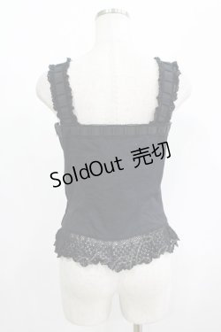 画像3: Jane Marple / はしごリボンビスチェキャミ M 黒 H-25-08-10-1067-JM-TO-KB-ZH