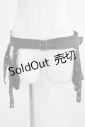 Qutie Frash / フラップベルト  ブラック×カーキ H-25-08-10-1068-QU-ZA-KB-ZH