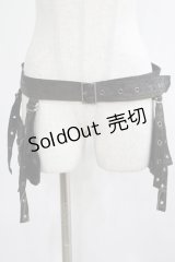 Qutie Frash / フラップベルト  ブラック×カーキ H-25-08-10-1068-QU-ZA-KB-ZH