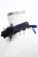 画像2: Moi-meme-Moitie / 薔薇コサージュチョーカー  黒×青 H-25-08-10-1071-MO-AC-KB-ZH (2)