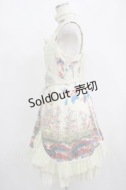 画像2: Ozz oneste / チョーカー風ホルター和柄ジャンパースカート  アイボリー H-25-08-10-1009-OO-OP-KB-ZH