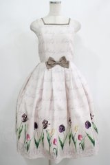 Melody BasKet / Classy Tulipsジャンパースカート M ピンク H-25-08-10-1002-LO-OP-KB-ZH