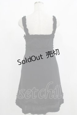 画像3: Jane Marple / フリルキャミソールワンピース M 黒 H-25-08-10-1019-JM-OP-KB-ZH