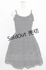 Jane Marple / アイレットレースサンドレス M 黒 H-25-08-10-1022-JM-OP-KB-ZH
