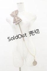 m petit by misako / AMリボンスマホショルダー  ブラウン H-25-08-11-001-LO-ZA-NS-ZH