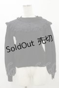 mille fille closet by LODISPOTTO / Retro Sweetハイネックニット M ブラック H-25-08-11-056-LO-TO-NS-ZH