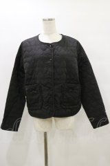 m petit by misako / クロミタフタハートキルトジャケット LL ブラック H-25-08-11-062-LO-JA-NS-ZH
