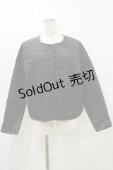 m petit by misako / クロミタフタハートキルトジャケット LL ブラック H-25-08-11-062-LO-JA-NS-ZT0813