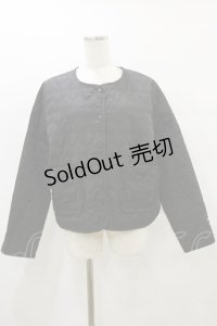 m petit by misako / クロミタフタハートキルトジャケット LL ブラック H-25-08-11-062-LO-JA-NS-ZT0813